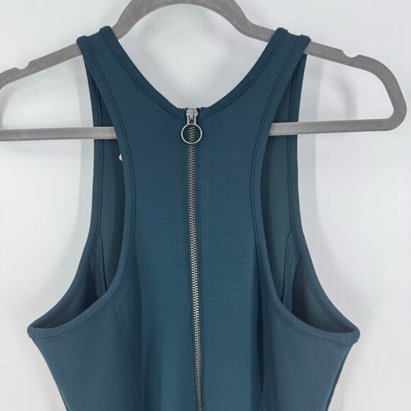 Athleta En Route Scuba Dress Small Tall Nordic Teal Racerback Modest 511522 - Picture 7 of 9
